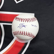 Nestor Cortes Autographed OMLB Milwaukee Brewers Signed Beckett BAS COA