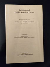 Politics and Public Pension Funds by Roberta ...