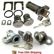 Fits 1970-1971 Pontiac Firebird Complete OE Style Lock Set with GM keys