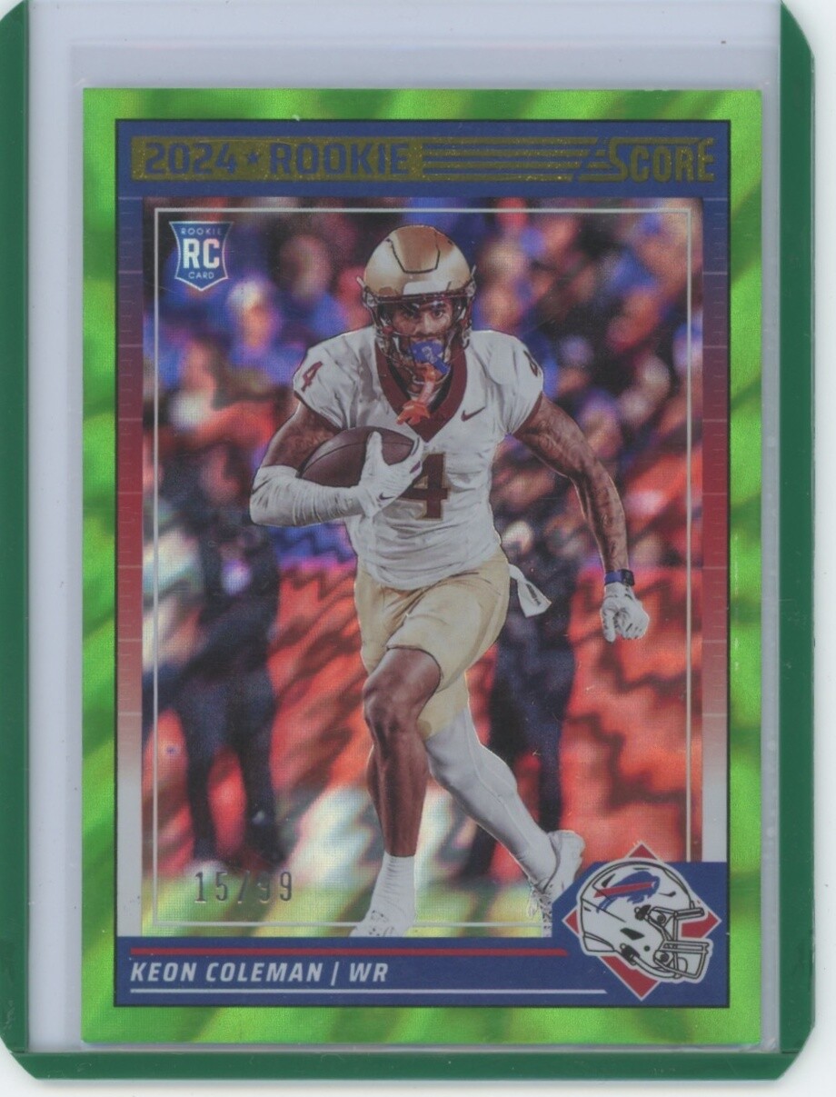 2024 Score #337 Keon Coleman Electric #/99