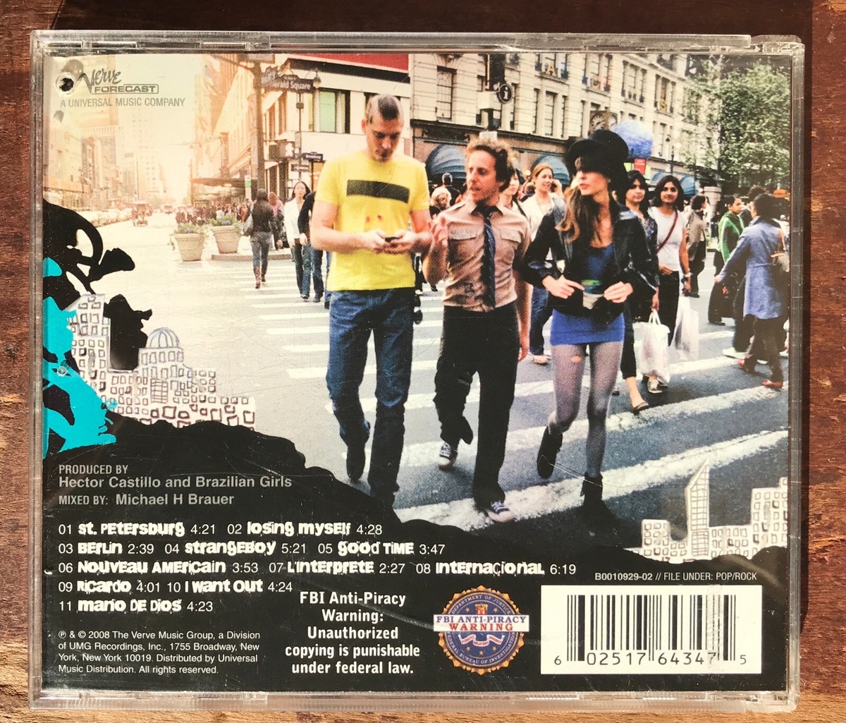 BRAZILIAN GIRLS New York City VG+ CD w/St. Petersburg SABINA