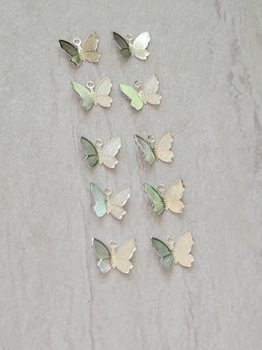 Silber & Gold Schmetterling Charms: Filigrane Anhänger - 10 Stck. - Bild 9 von 10