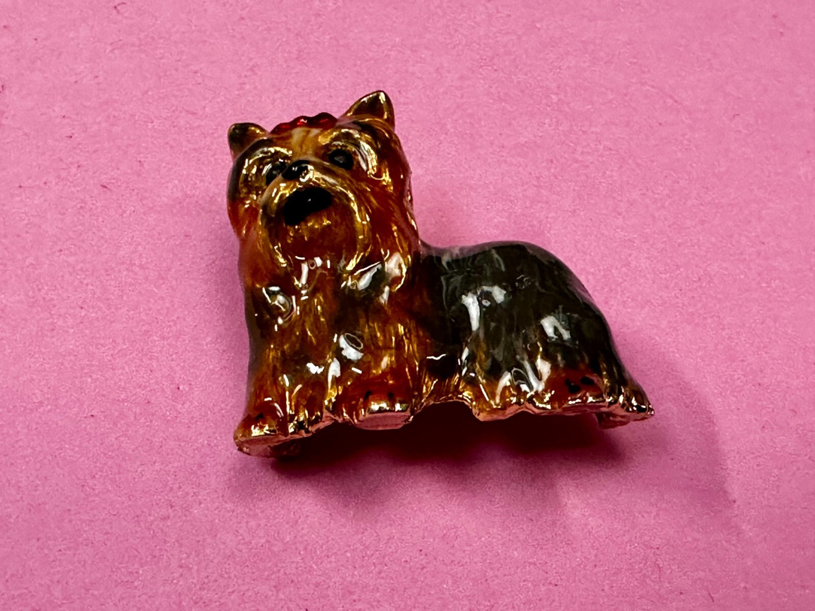 Erwin Pearl Yorkshire Terrier Enamel Adorable Poo… - image 17