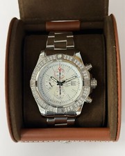Breitling Super Avenger II SUPER RARE **FACTORY DIAMOND BEZEL!!** 48mm, 2017 6