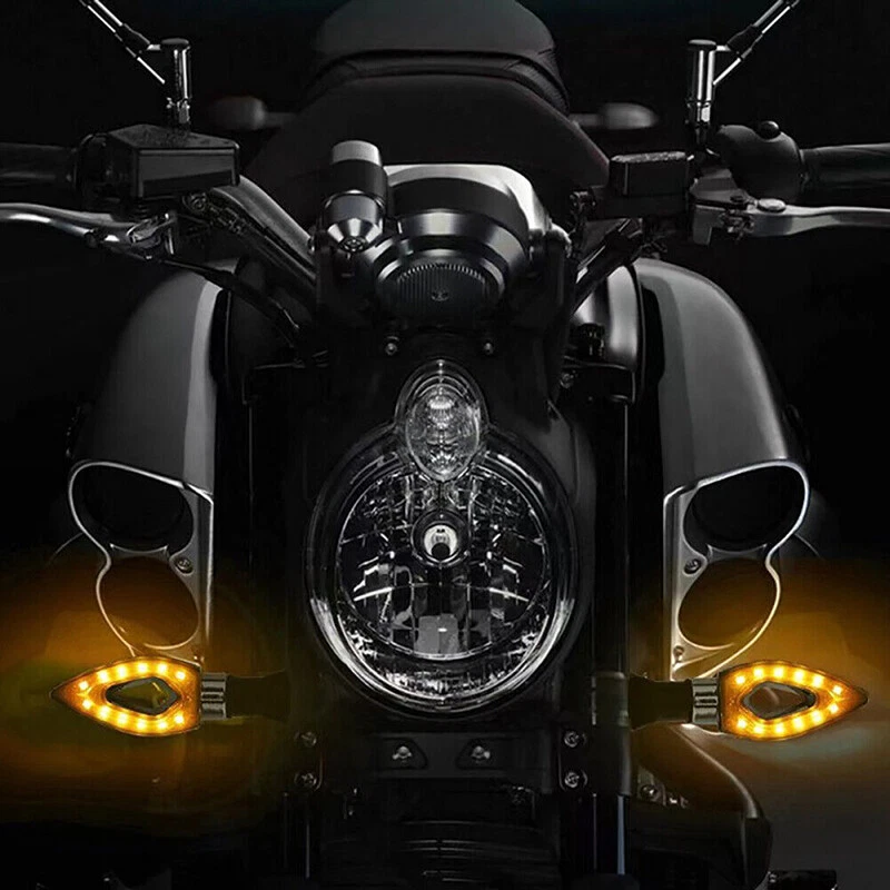 For Honda CBR600RR CBR500R CBR1000RR Motorcycle LED Turn Signals Blinker Lights - Image 3 of 4