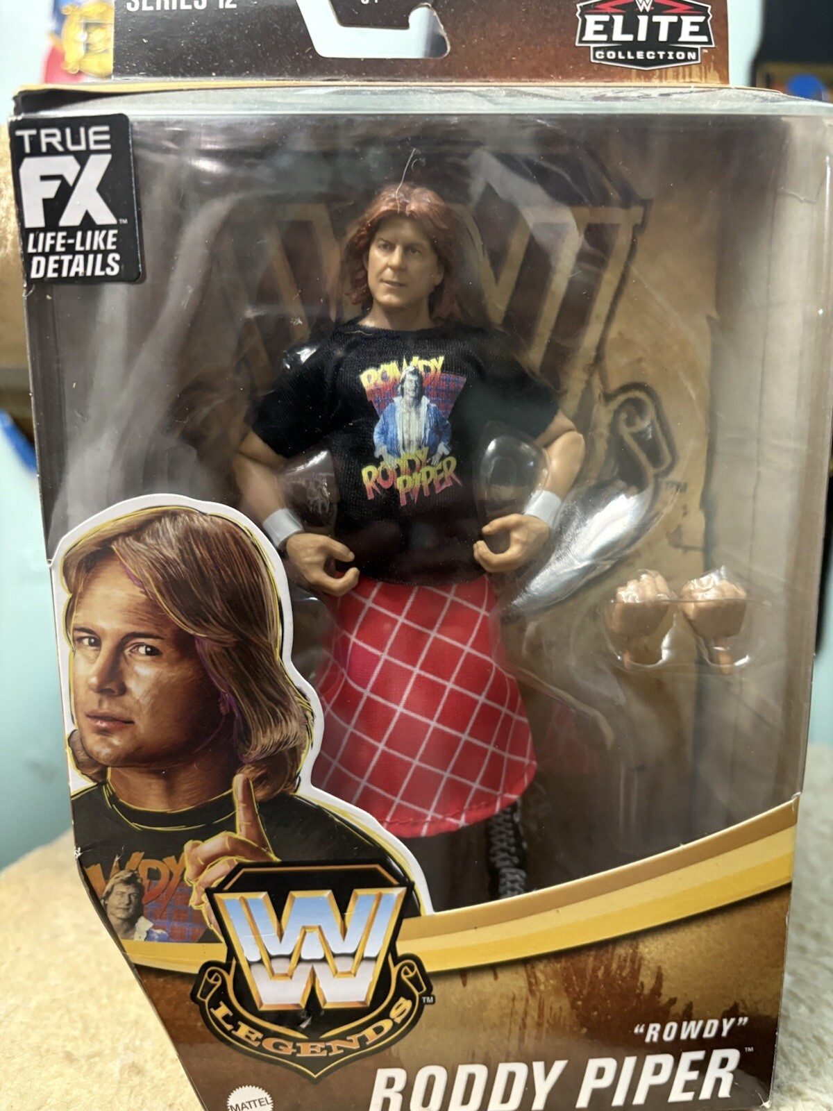 Mattel WWE Elite Legends 12 Rowdy Roddy Piper Action Figure