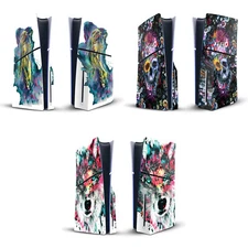 RIZA PEKER ART MIX VINYL SKIN DECAL FOR SONY PS5 SLIM DISC EDITION CONSOLE
