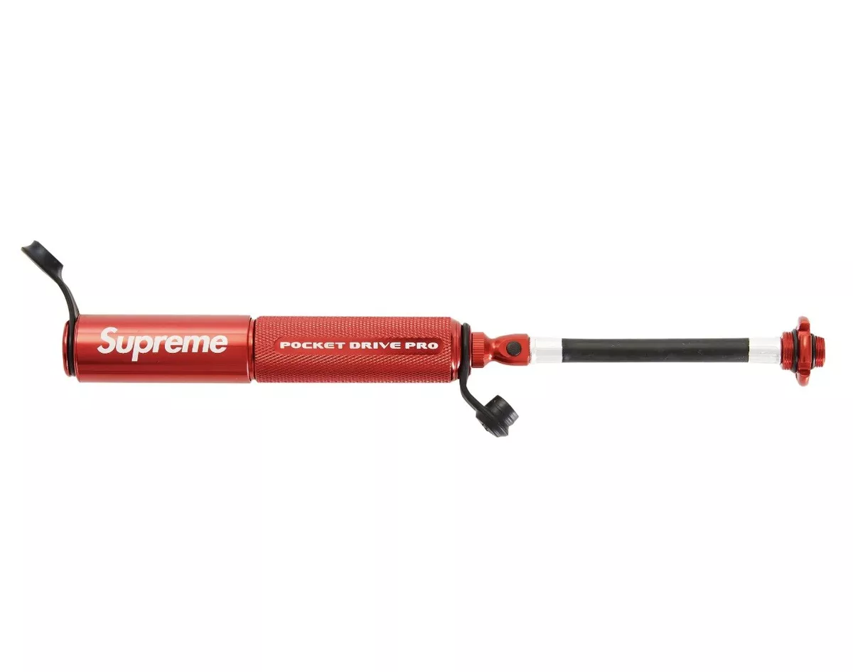 SUPREME x LEZYNE Pocket Drive Pro Bike Pump - Red - SS21 | eBay