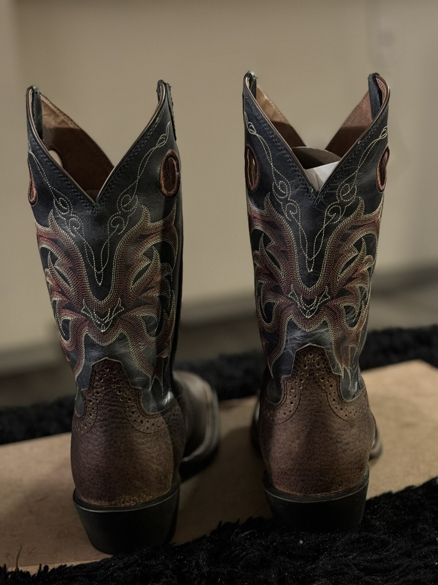 Justin Western Cowboy Boots - Sz 11EE - Style 2520 Justin Boot Brown Men main image 4