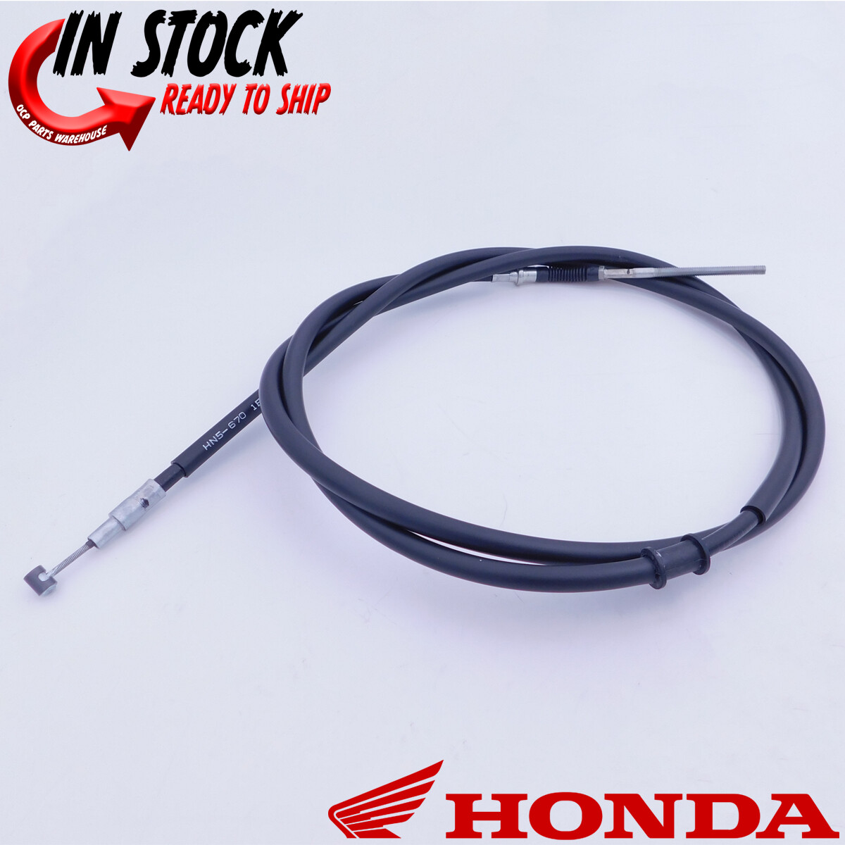 NEW OEM HONDA LEFT SIDE HAND BRAKE CABLE TRX350 RANCHER 2000-2003