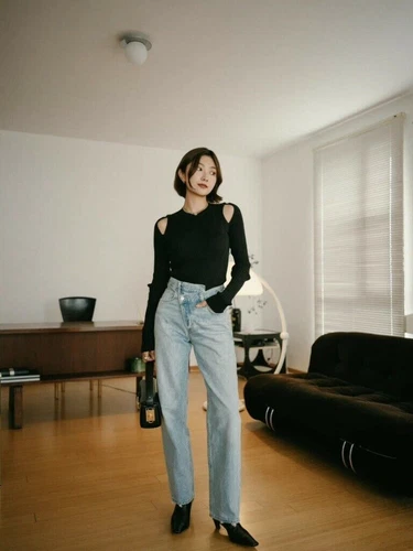 Khaite Damen High-Heeled Kurzstiefel Leder Medium Boots Bare Boots - Bild 5 von 18