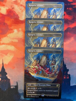 MTG Ikoria Lair of Behemoths Raugrin Triome Showcase x 4