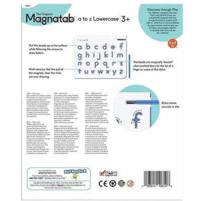 Magnatab A to Z Lowercase Magnetic Pen Activity Letter Writing