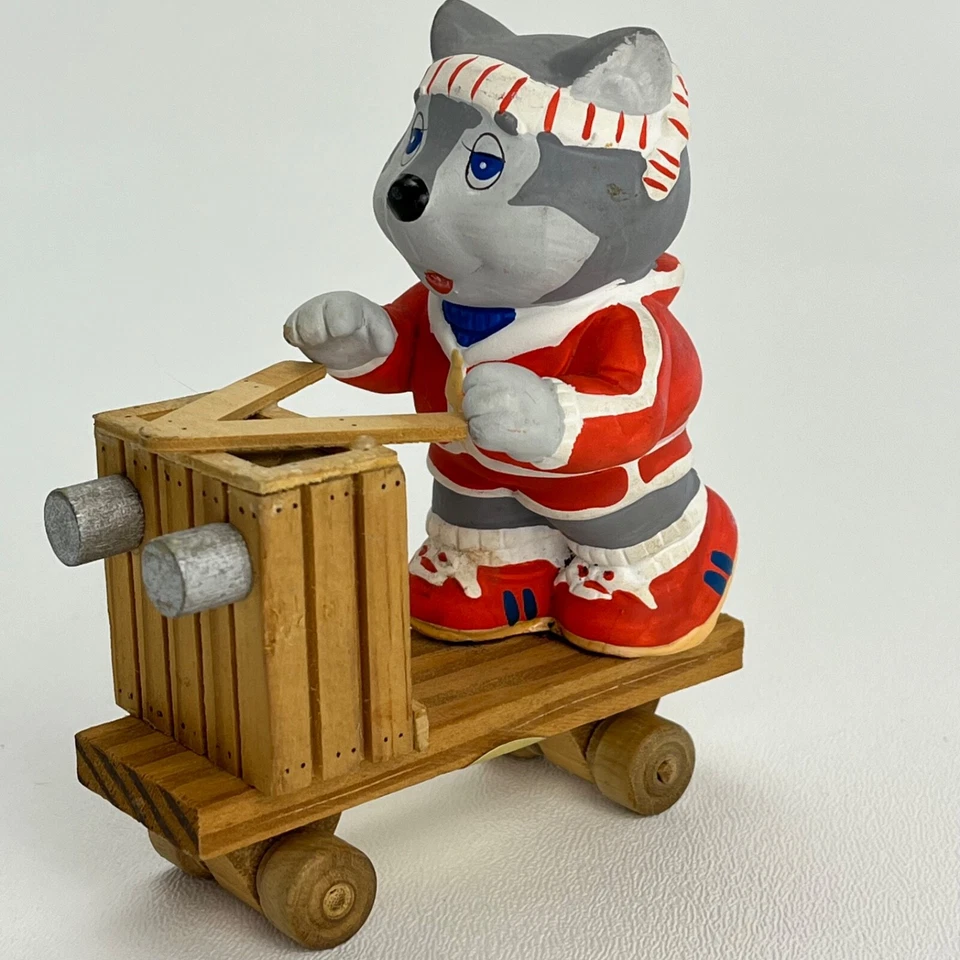 Juguete con cremallera para gato The Get Along Gang American Greetings 1984 juguete rodante 4" Foto 2 de 4