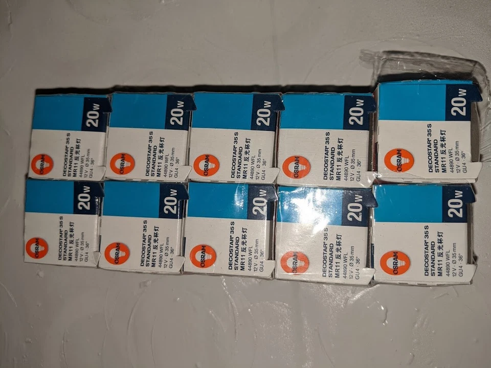 Osram DECOSTAR 35s MR11 20W 12V 36° GU4 Base Bulb (10 Pack) - Image 4 of 4