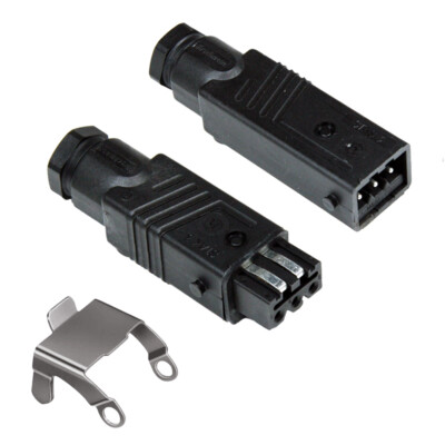 Hirschmann STAS 3 Stecker STAK 3 Kupplung f. Rollladen Jalousien Rollos Markisen
