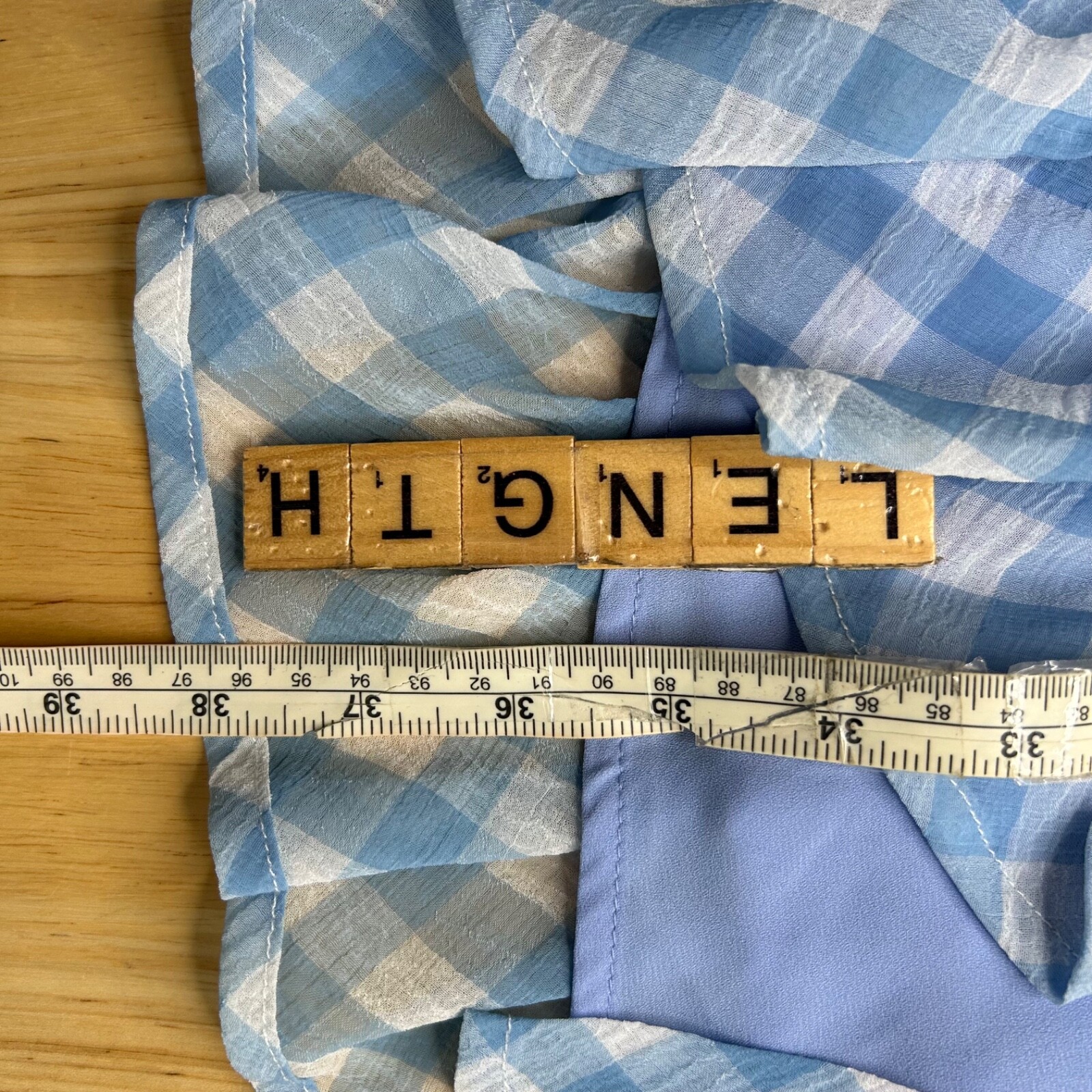 Coop By Trelise Cooper Dress Medium Blue Gingham Frill Ferell Lined Skirt D5 eBay