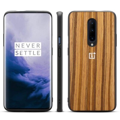 Unique Official OnePlus Pro- Wood Grain Genuine Back Case
