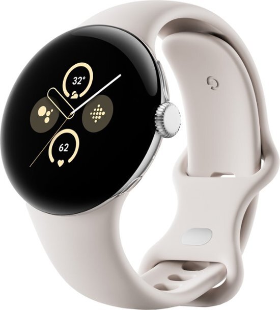 Google Pixel Watch GQF4C LTE 41MM Polished Silver A Medium Google Pixel Watch GQF4C LTE 41MM Polished Silver A Medium