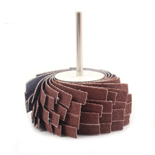 1 Pcs Dremel Rotary Grinding Buffing Sandpaper Flap Wheel 3mm Shank 80-600 Grit
