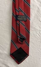 VTG Robert Talbott Repp Tie 100% Silk Made in USA Striped Regimental Ivy League