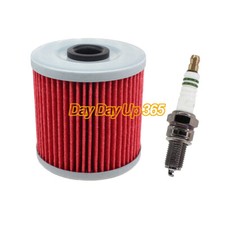 Tune Up Kit Spark Plug & Oil Filter For Kawasaki Mojave 250 KSF KSF250 1987-2004