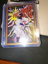 2023 TOPPS FINEST PHENOMS #60 MICHAEL HARRIS RC GOLD BORDER ATLANTA BRAVES