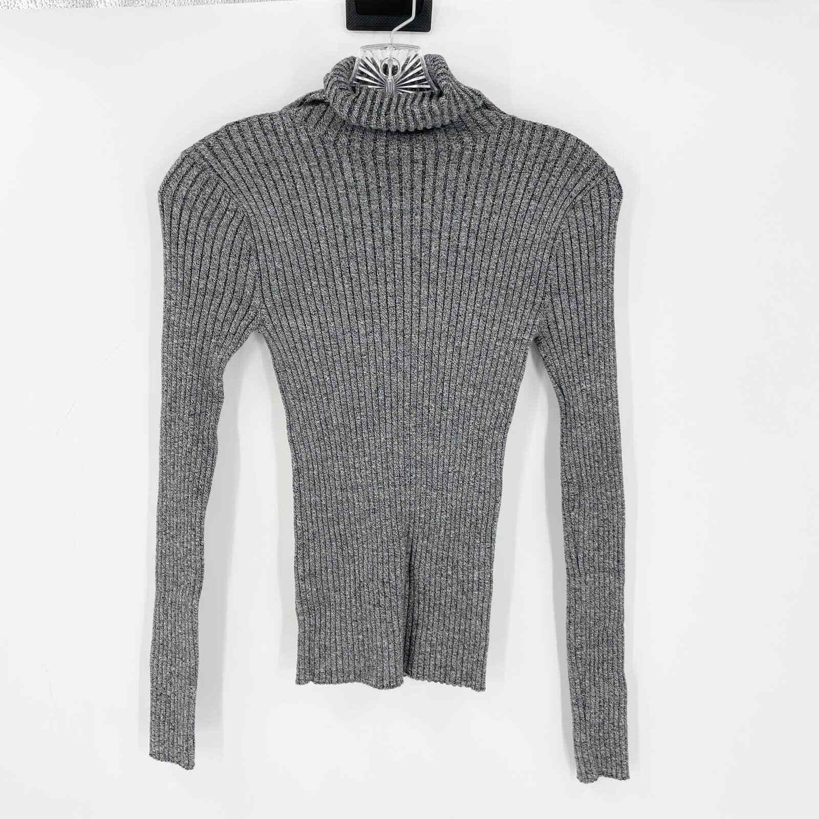 Express Turtleneck Ribbed Stretch 