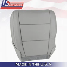 2014 2015 For Honda Pilot Driver Side Bottom Synthetic Leather Seat Cover Gray