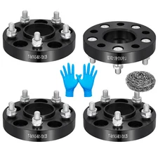 (4) 1" 25mm 5x4.5 5x114.3 Hubcentric Wheel Spacers For Nissan 350Z 370Z Infiniti