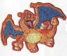 Inagaki Apparel Pokemon Charizard Iron-On Patch Dual Adhesive POS012