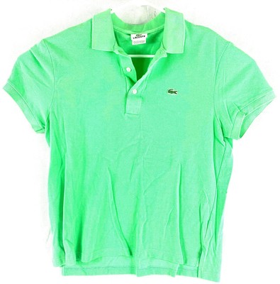 Download Lacoste Mens Green Short Sleeve Polo Shirt Size 5 | eBay