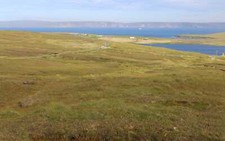 Photo 6x4 The Burn of Uralee Vatsetter/HU5389 The valley of a short moor c2015