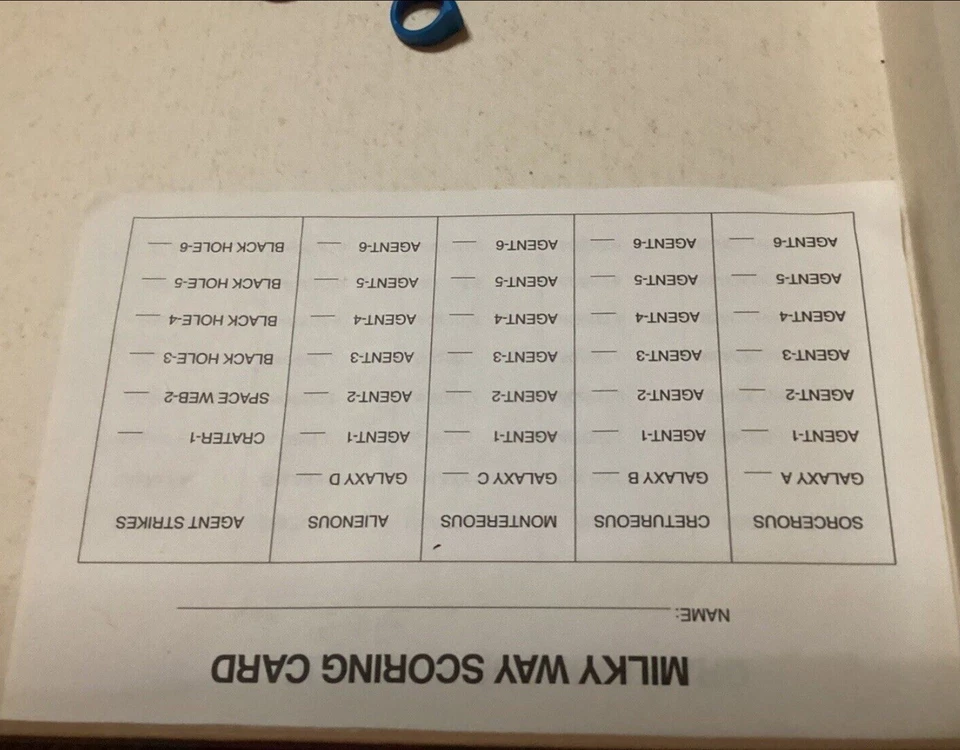 De Colección Vía Láctea Galaxia Sistema Solar Espacio Alien Juego de Mesa Completo Usado Buen Estado Foto 2 de 4