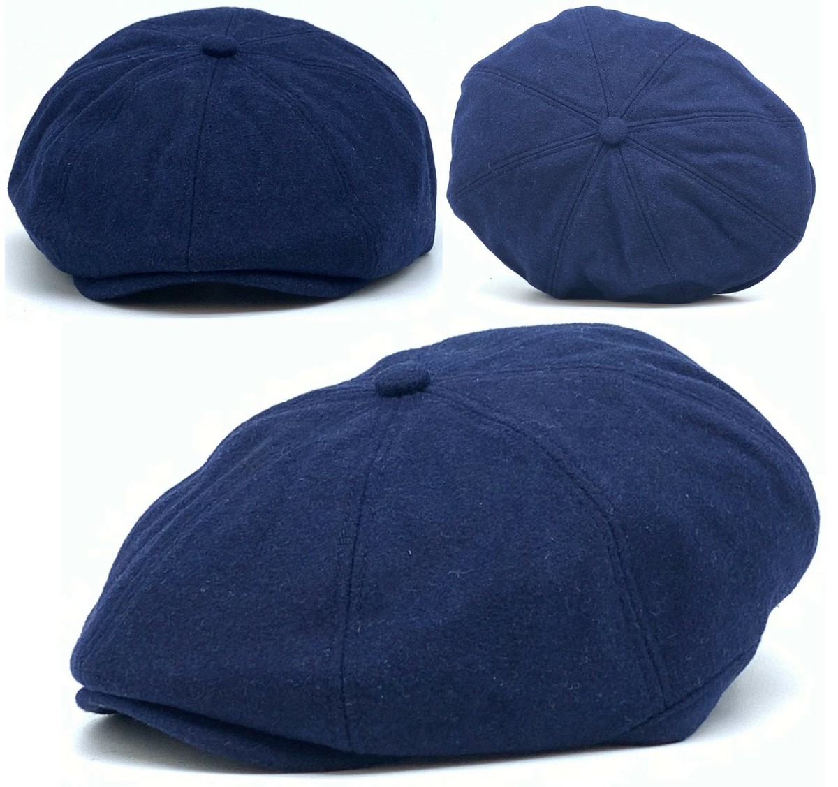 Baker Boy Navy Blue Newsboy Cap Navy Newsboy Peaky Blinders Cap