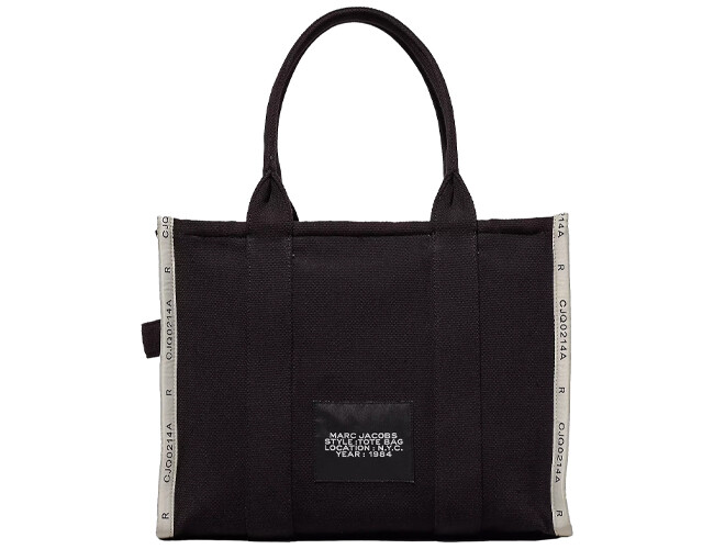Marc Jacobs シャカト ラシ トトハック M0017048 230 Bag Marc Jacobs The Jacquard Large Tote Bag in black fabric