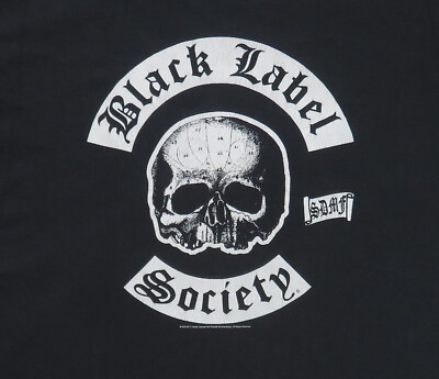 【SeaU☆】MARKA BLACK LABEL N-1 Black Label Society Vintage T Shirt 2004 Zack Wylde Ozzy Osbourne