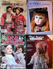 DOLL Magazines - Collection of four 4 vintage titles from 1988 - 1990
