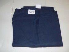 30 X 33 BIG MAC 5 POCKET HEAVY UNWASHED DENIM WORK JEANS -NAVY- NWT
