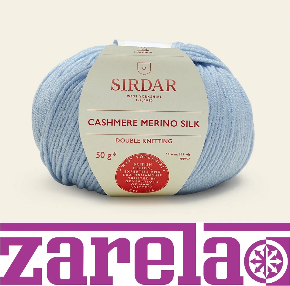 SIRDAR CACHEMERE MERINO SOIE DK crochet à tricoter - TOUTES COULEURS FIL DE LAINE - Photo 1/1