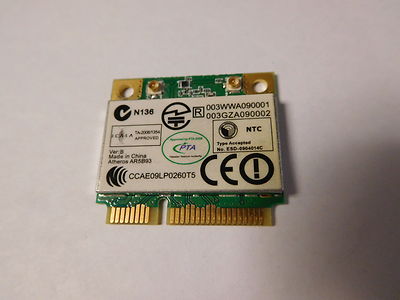 Gateway NV5378U NV53 Series Wireless Half Card Atheros AR5B93 (K51-25)