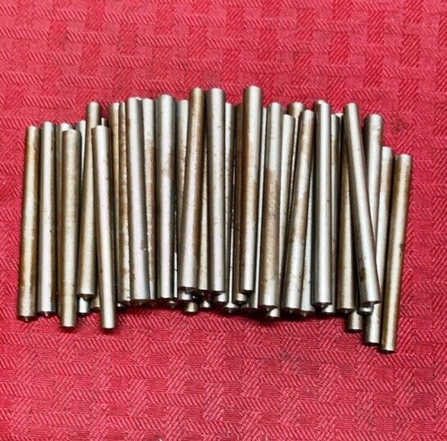 STEEL DOWEL PINS  0.25" X 0.198"  LENGTH 2.5" (LOT OF 55)