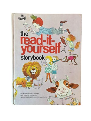 1971 READ-IT-YOURSELF STORYBOOK GOLDEN BOOK HARDCOVER LELAND B JACOBS VINTAGE