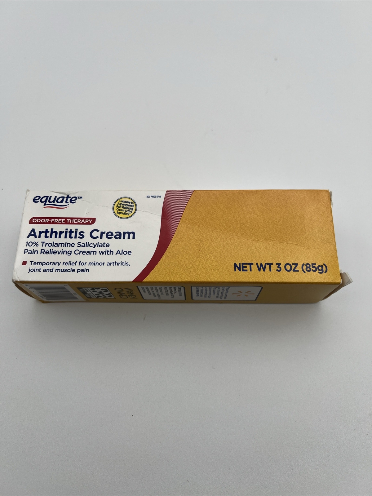 Equate Arthritis Cream, 10 Trolamine Salicylate with Aloe, 3 oz 5/25