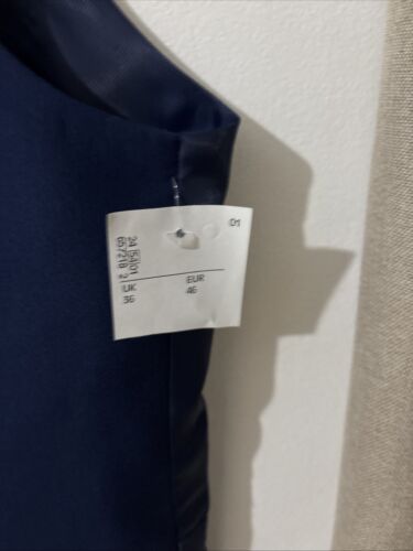 French Connection Mens Waistcoat Medium Blue Suit Vest Evening Wedding Formal - Picture 3 of 5