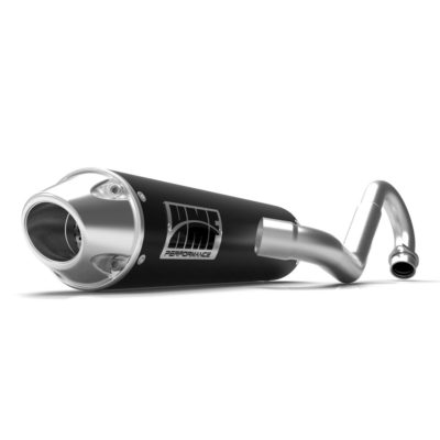 HMF Performance Black Full Exhaust System Euro Cap Honda Foreman Rubicon 500
