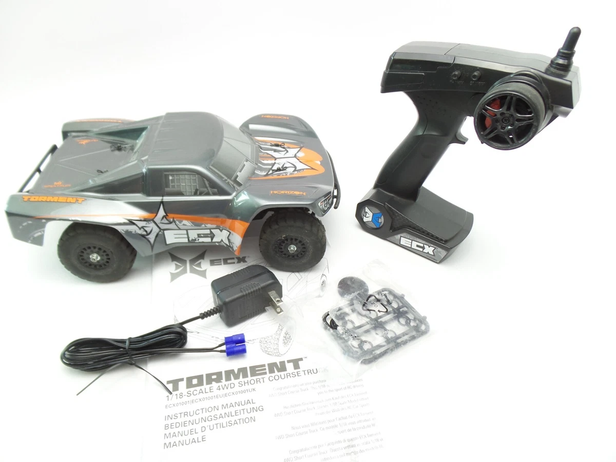 ECX Torment Horizon Gray 4WD RC Truck Car 1 18 Battery Charger