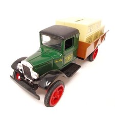 Vintage Diecast ERTL John Deere Panel Delivery Truck Bank w/key 5621 No. 104