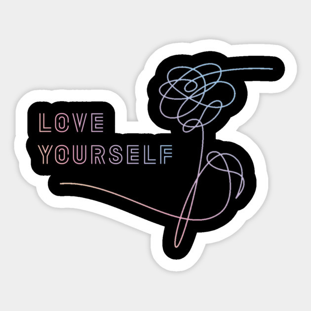 bts korean boy band k pop artist love self vinyl decal laptop car