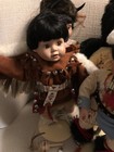 Danbury Mint  Little Bear Dancer (Elke Hutchens) Porcelain Indian Dolls — photo 3